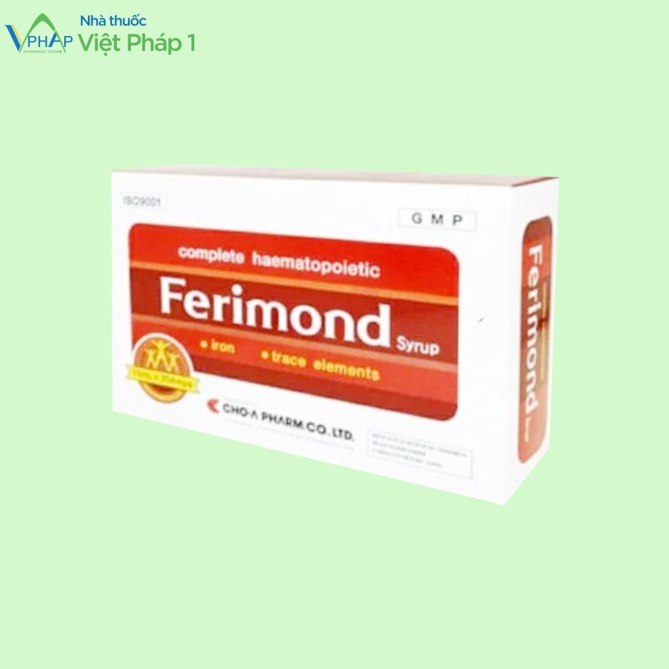 Thuốc không kê đơn Ferimond điều trị thiếu máu do thiếu sắt