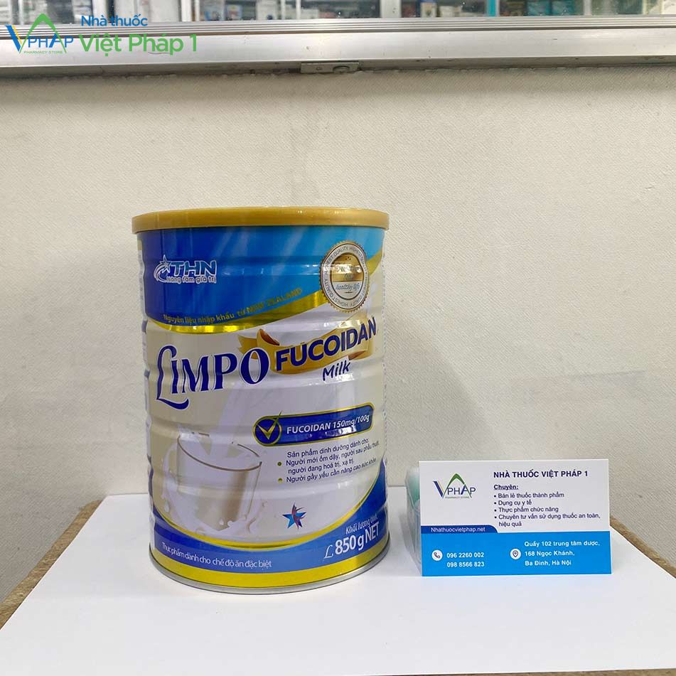 Hình ảnh sản phẩm Sữa Limpo Milk Fucoidan bán tại Nhà thuốc Việt Pháp 1