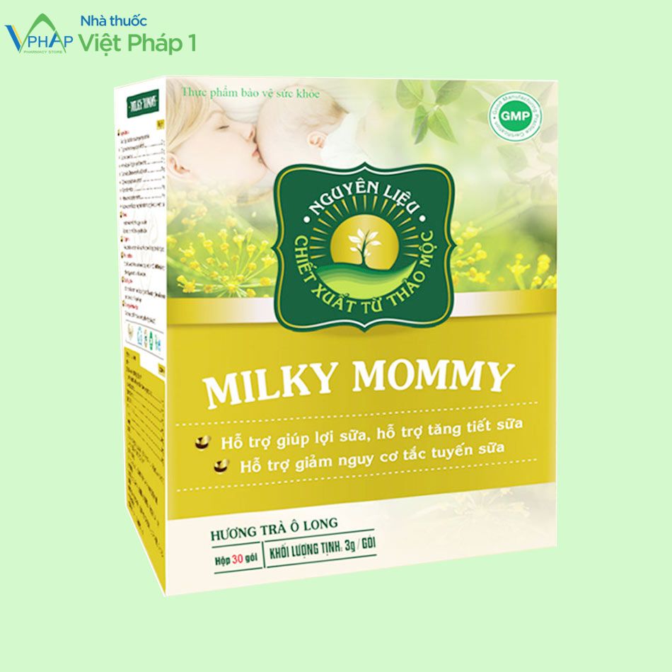 Sản phẩm Trà lợi sữa Milky Mommy với chiết xuất dược liệu quá an toàn, lành tính