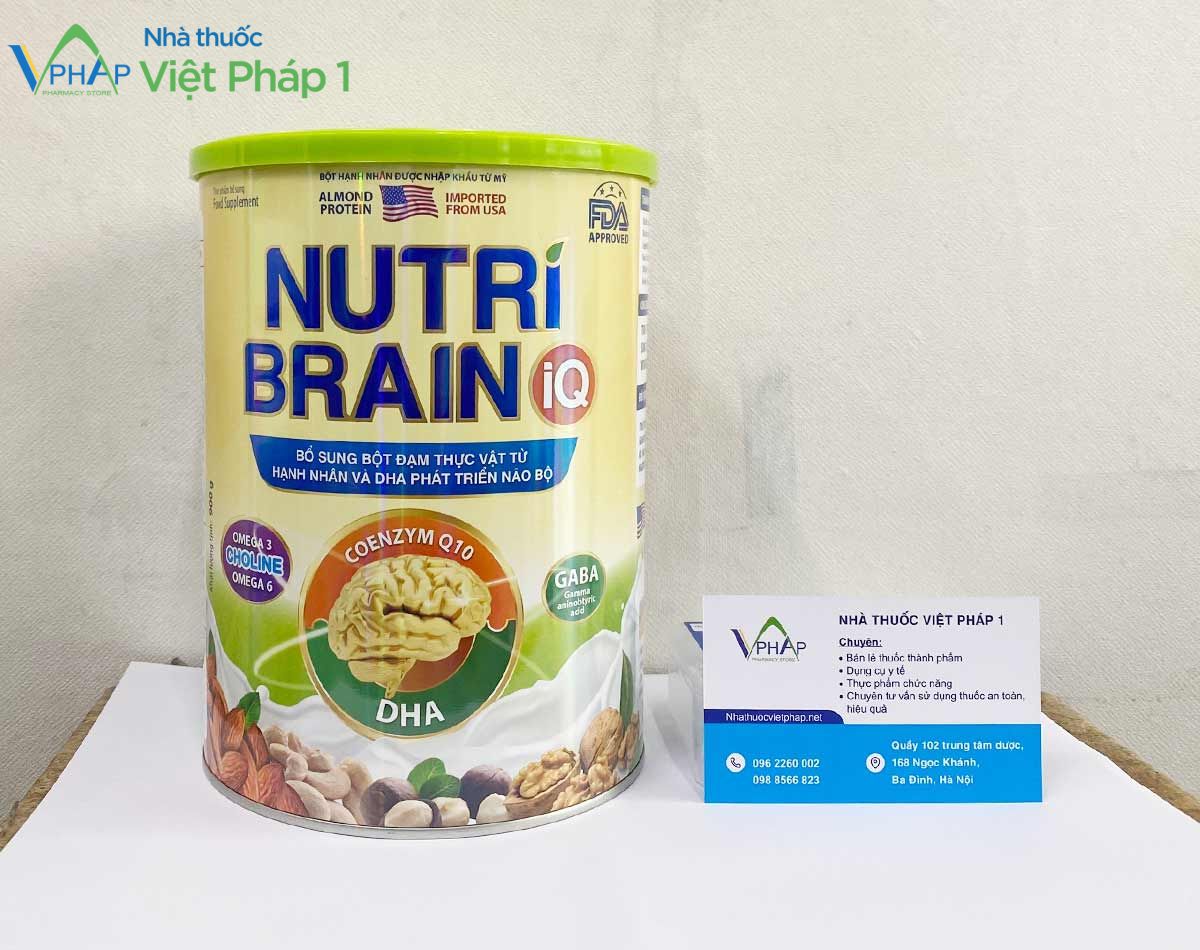 Sữa Nutri Brain IQ được phân phối chính hãng tại Nhà Thuốc Việt Pháp 1