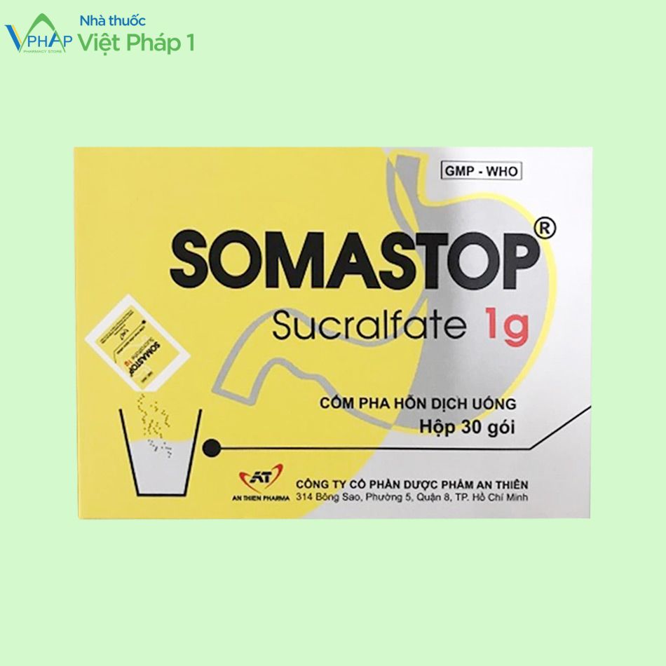 Hình ảnh của hộp thuốc Somastop