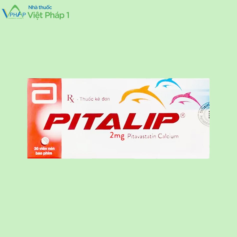 Hình ảnh hộp thuốc Pitalip 2mg