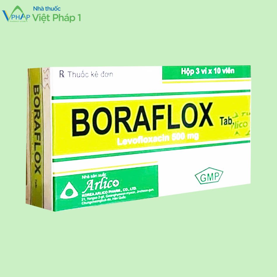 Thuốc kê đơn Boraflox 500mg