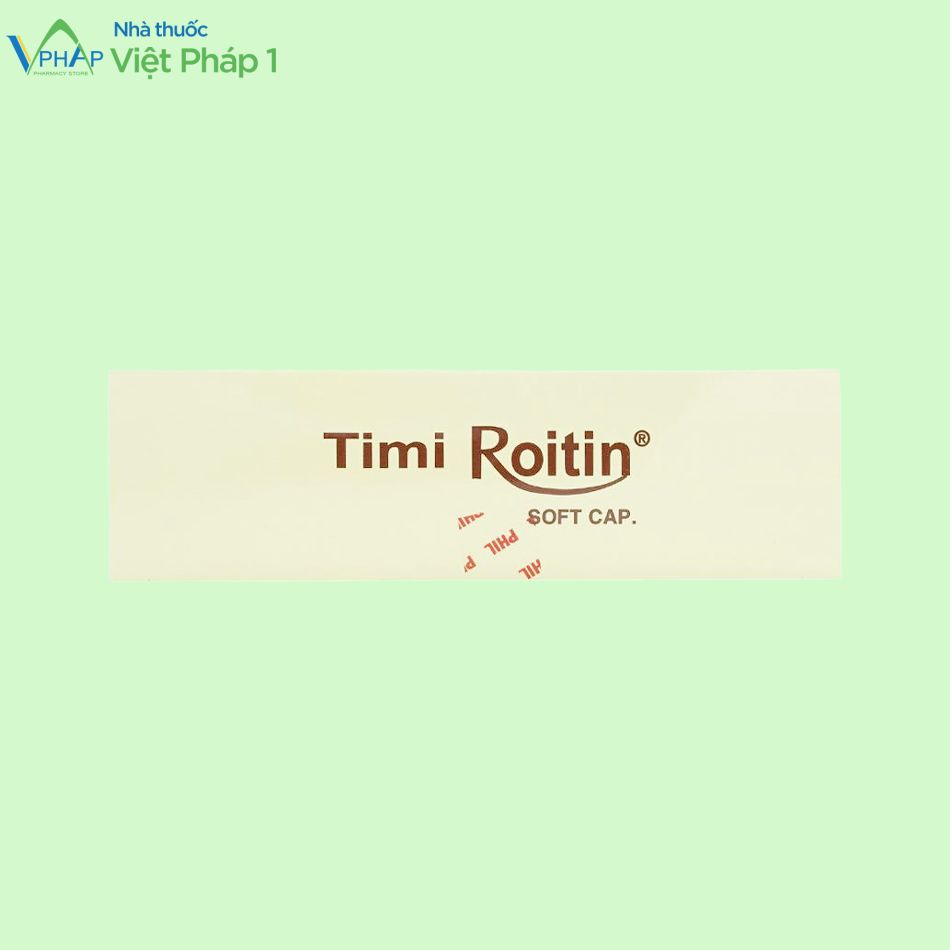 Hộp 24 vỉ x 5 viên thuốc Timi Roitin