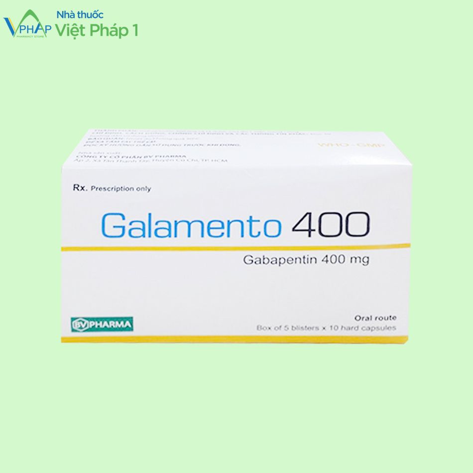 Hình ảnh hộp thuốc Galamento 400