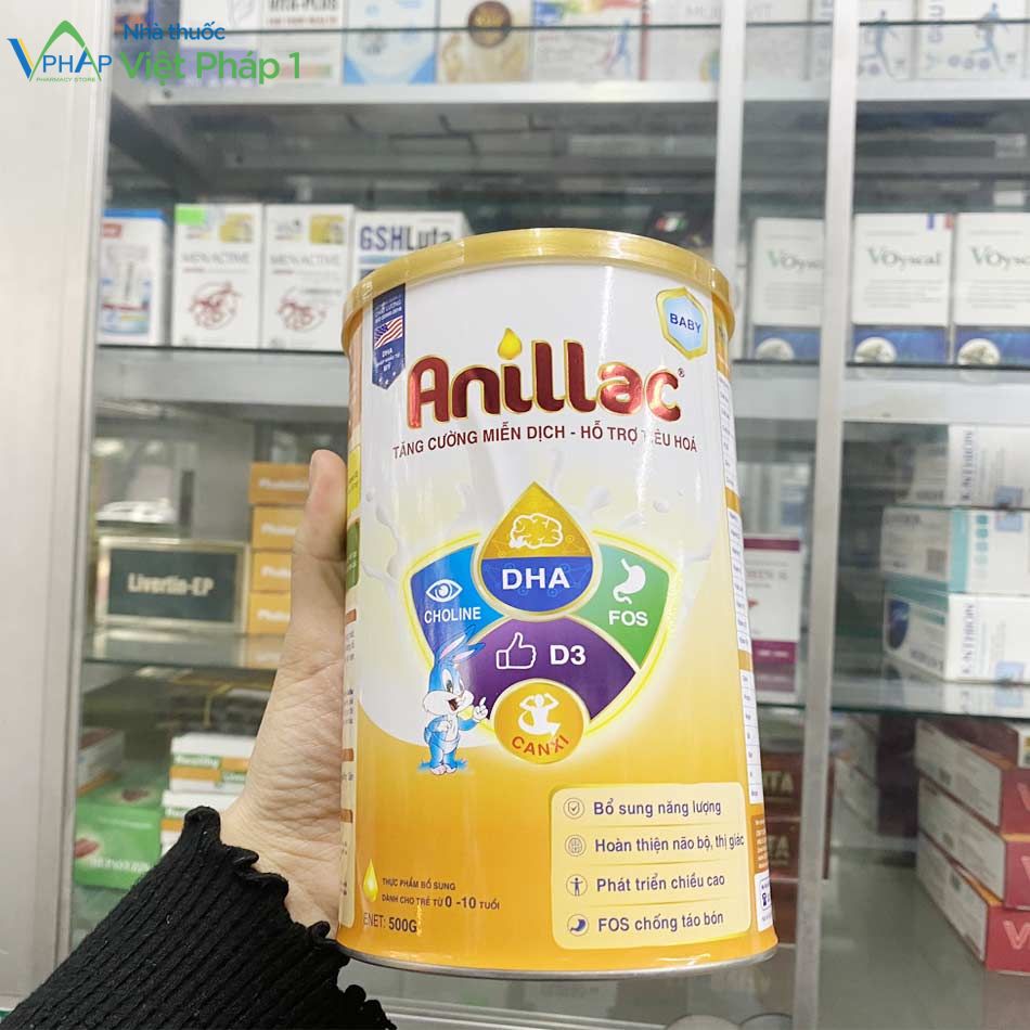 Sữa Anillac Baby hỗ trợ hệ tiêu hóa