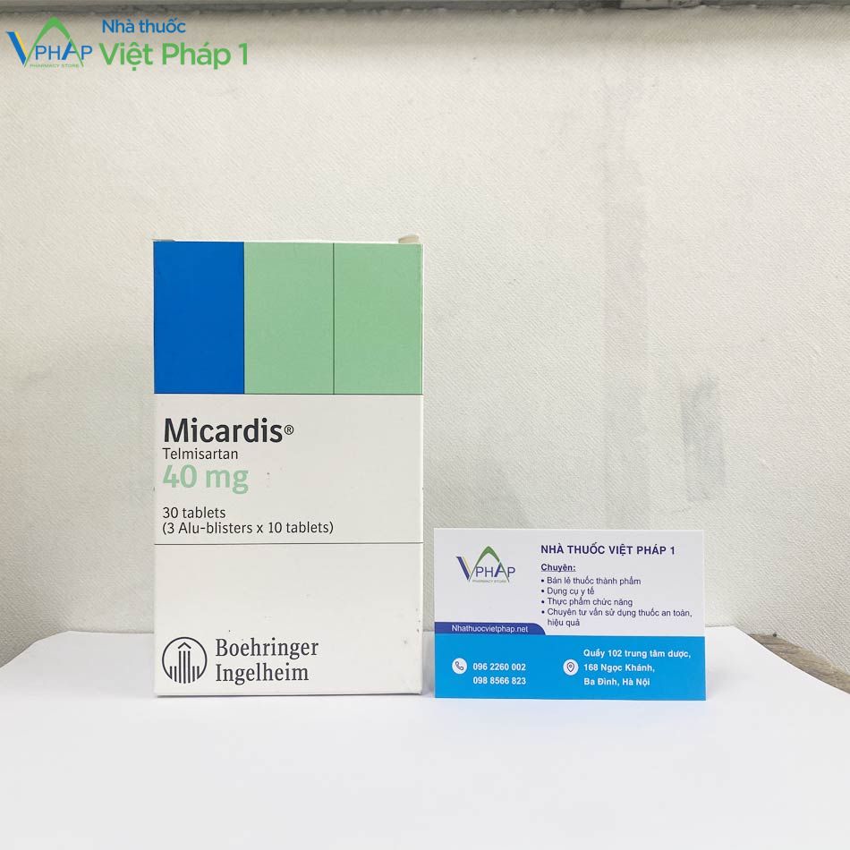 Thuốc kê đơn Micardis 40mg được bán tại Nhà thuốc Việt Pháp 1
