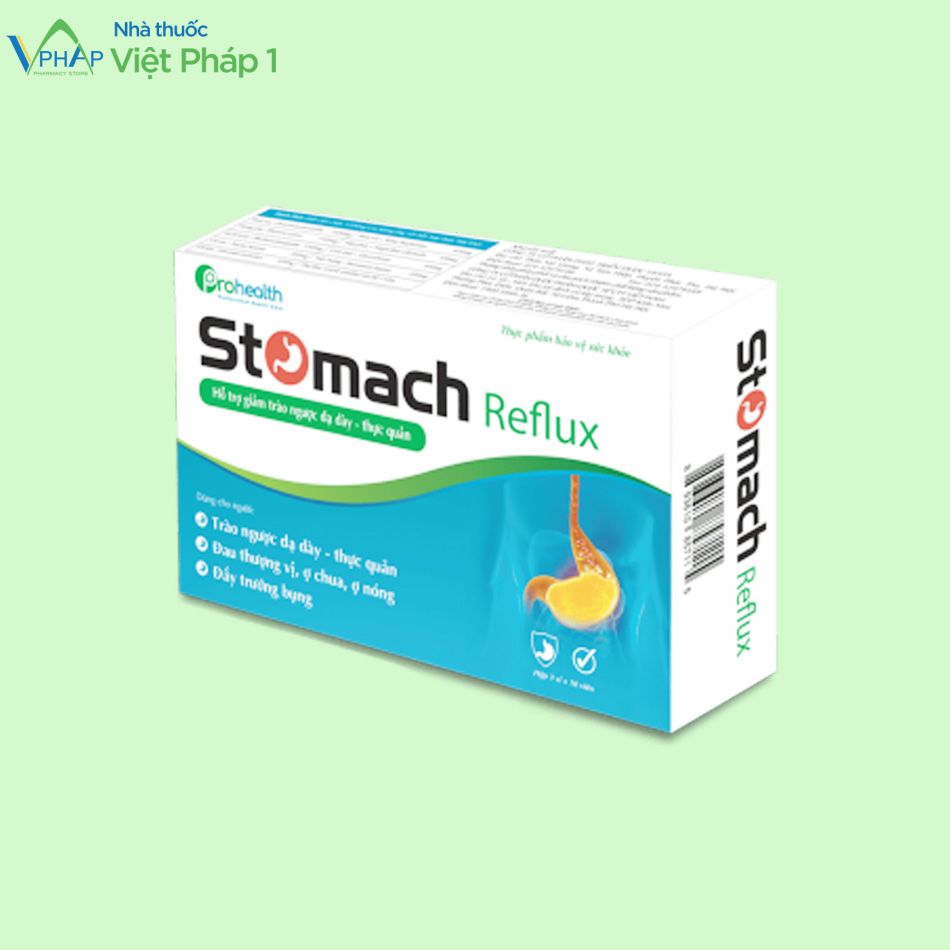 Stomach Reflux hỗ trợ làm giảm các triệu chứng của trào ngược dạ dày - thực quản