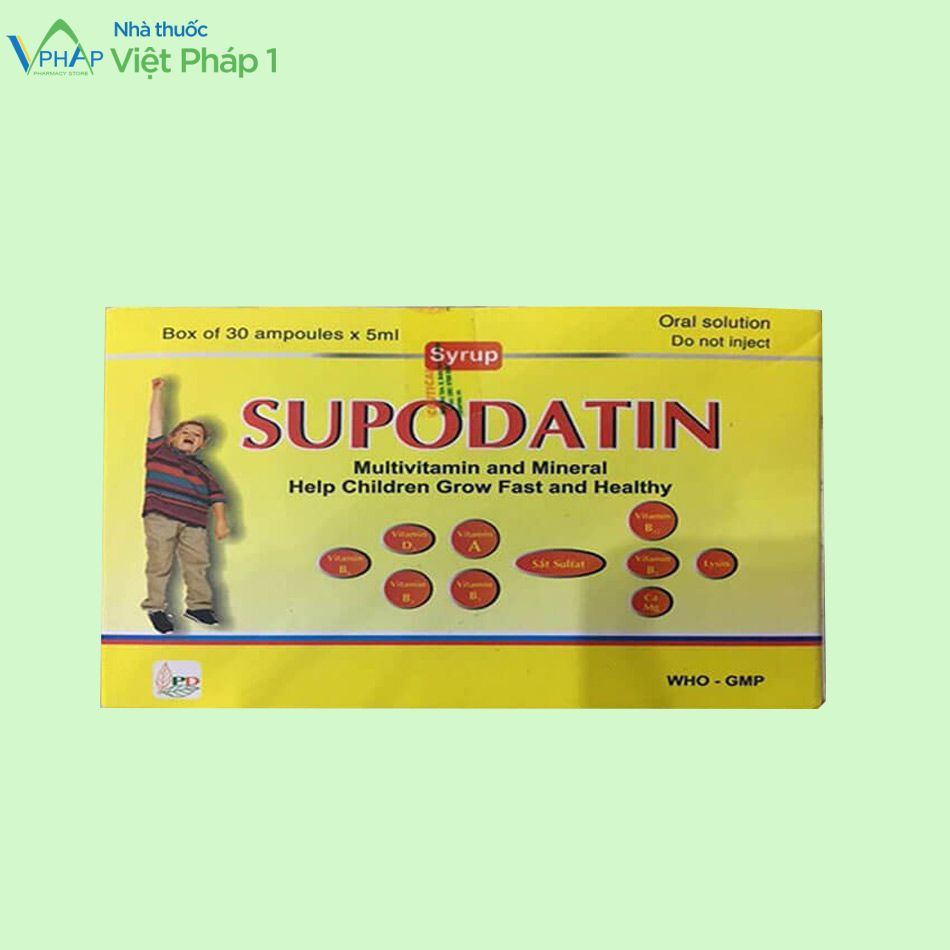 Thuốc bổ sung vitamin và khoáng chất Supodatin 5ml
