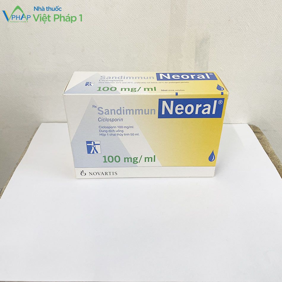 Hình ảnh hộp thuốc Sandimmun Neoral 100mg/ml