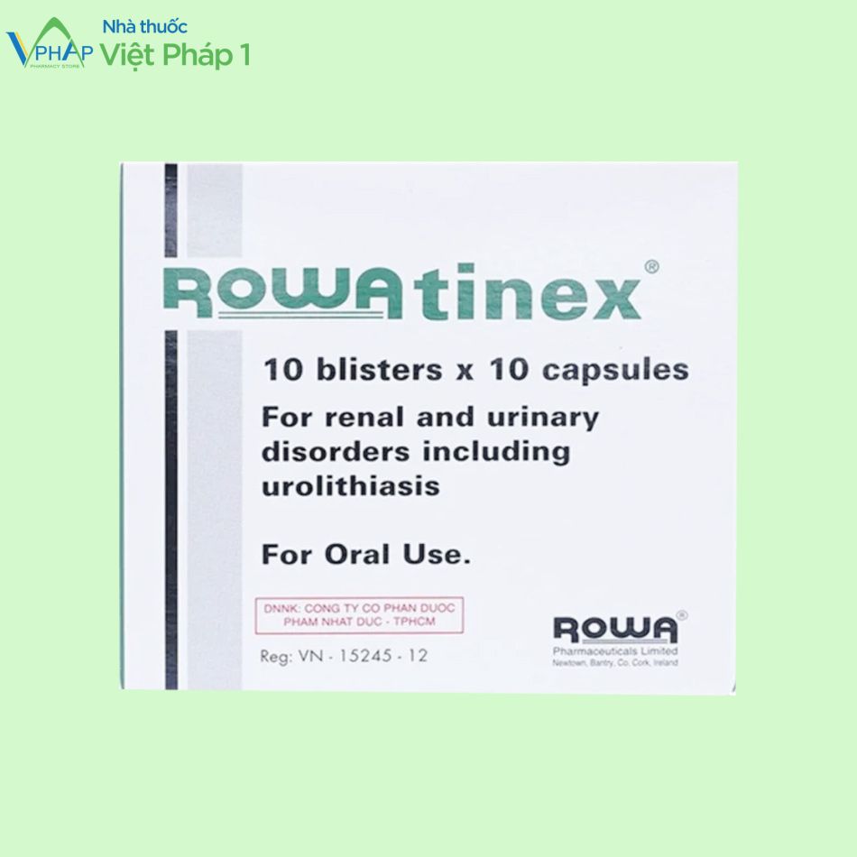 Thuốc kê đơn điều trị sỏi thận Rowatinex