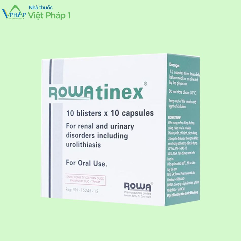 Tương tác thuốc Rowatinex