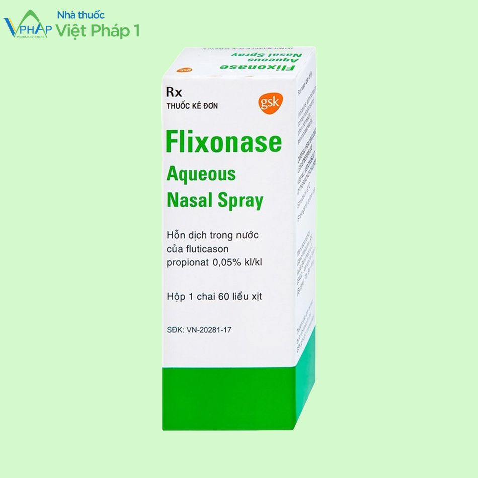Tương tác thuốc xịt mũi Flixonase