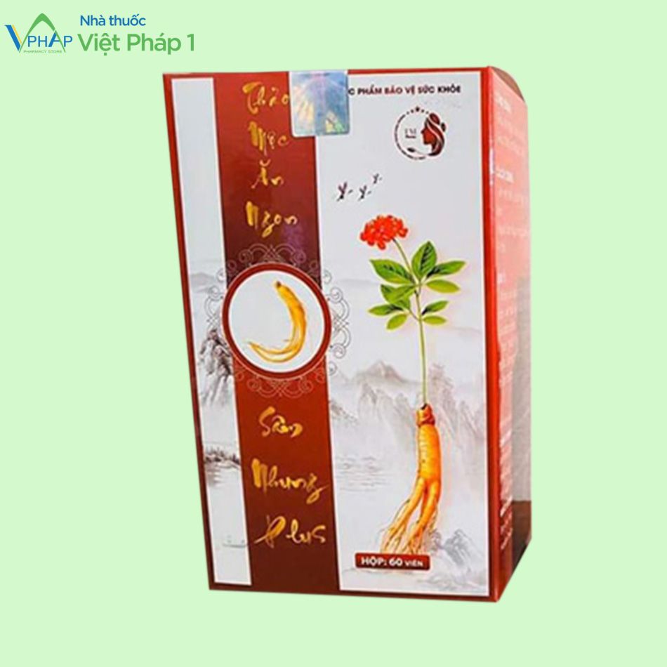 Bao bì sản phẩm Sâm Nhung Plus