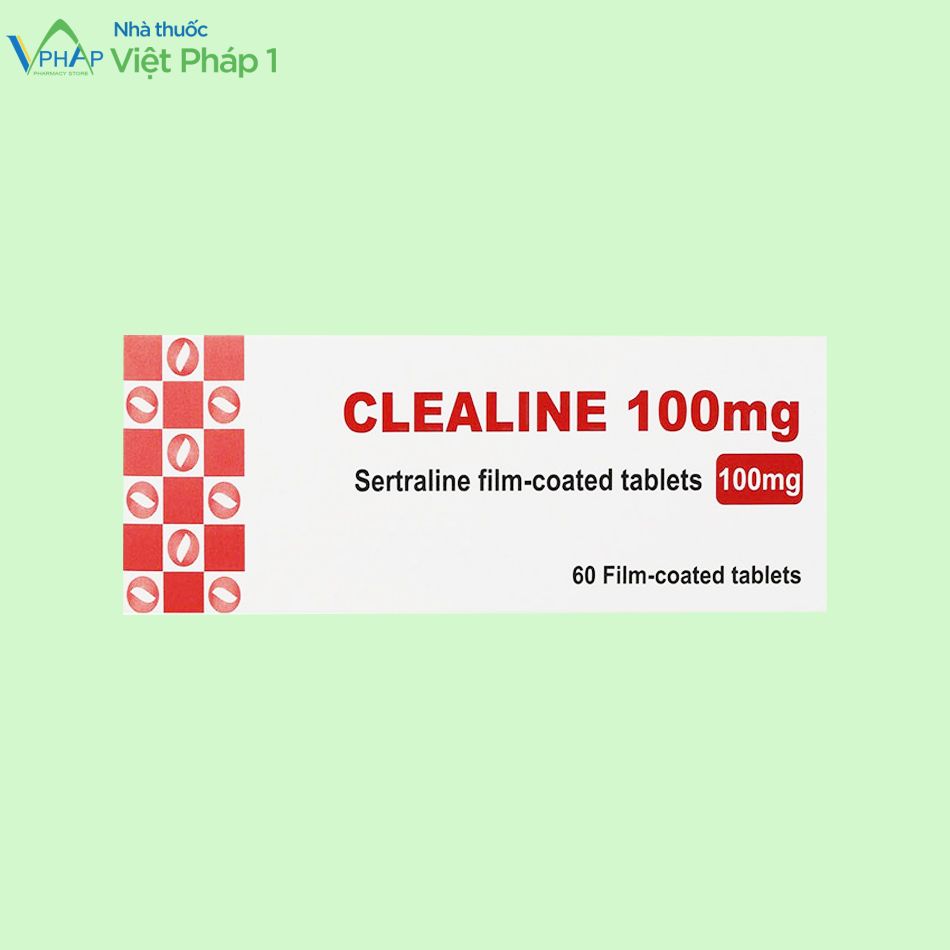Hình ảnh hộp thuốc Clealine 100mg