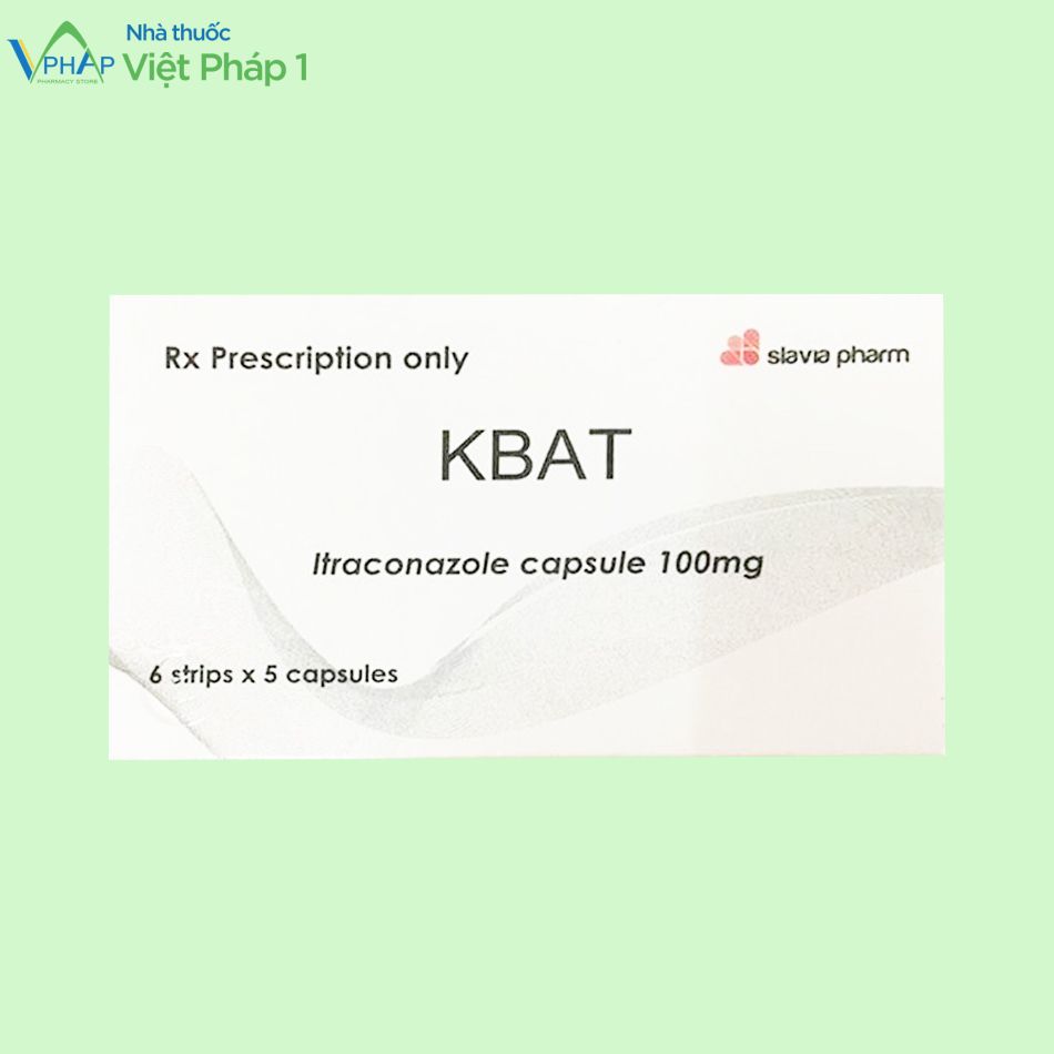 Hình ảnh của thuốc Kbat 100mg