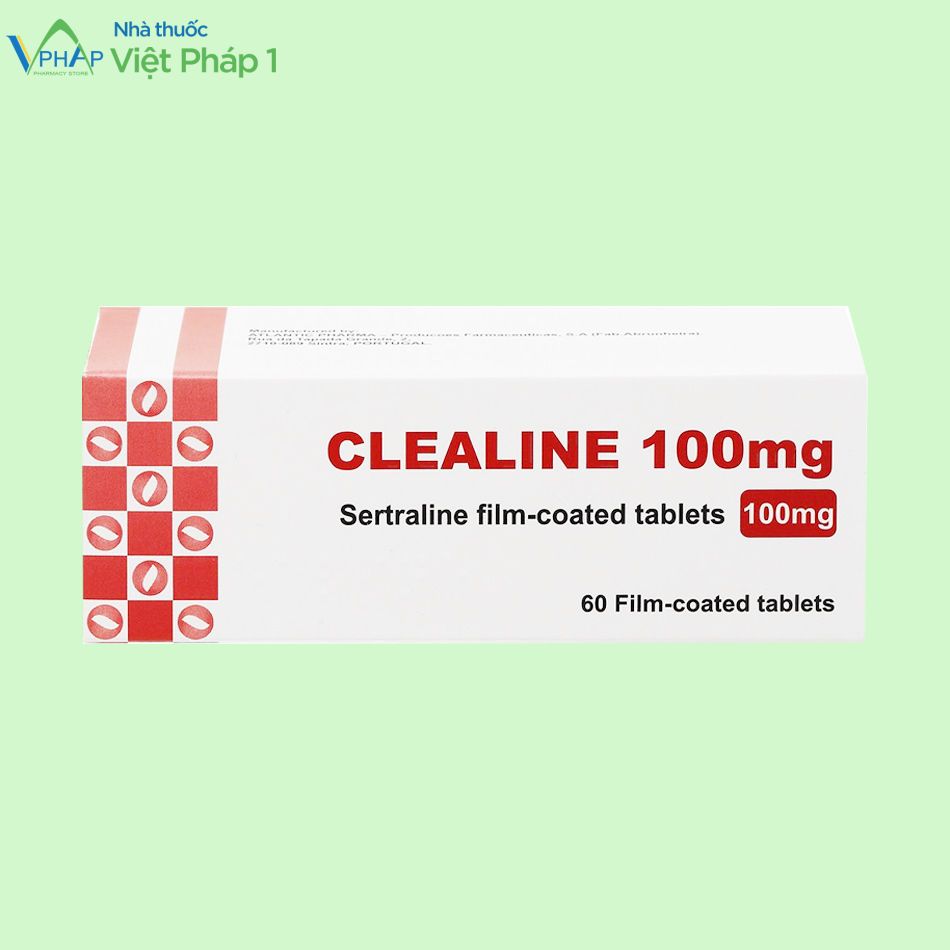 Hình ảnh: hộp thuốc Clealine 100