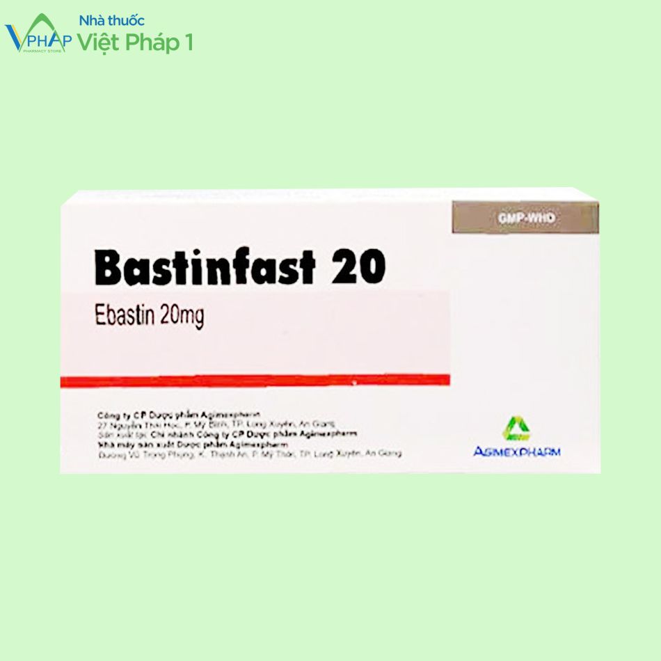 Hình ảnh của thuốc Bastinfast 20