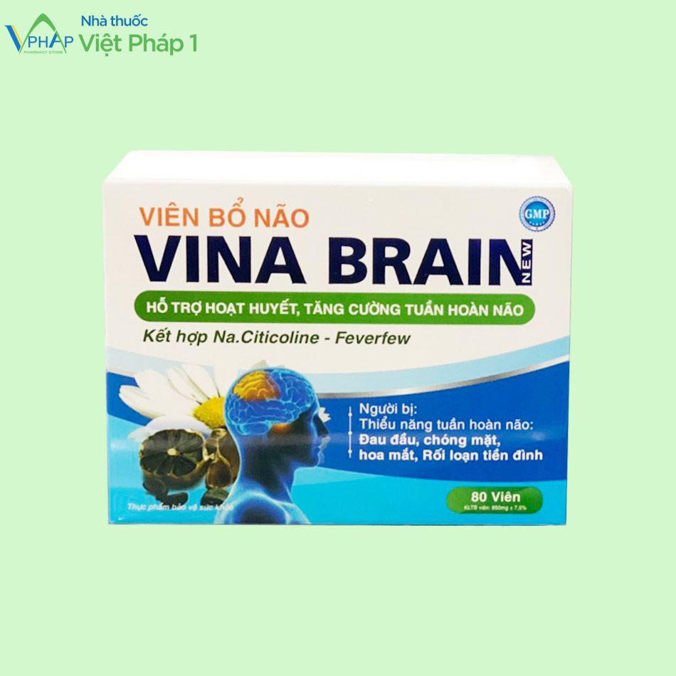 Hình ảnh sản phẩm viên bổ não Vina Brain