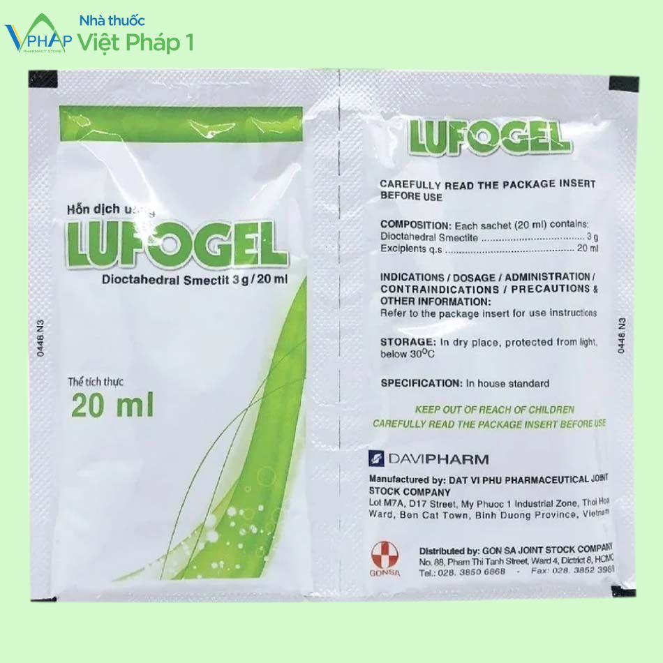 Gói thuốc Lufogel