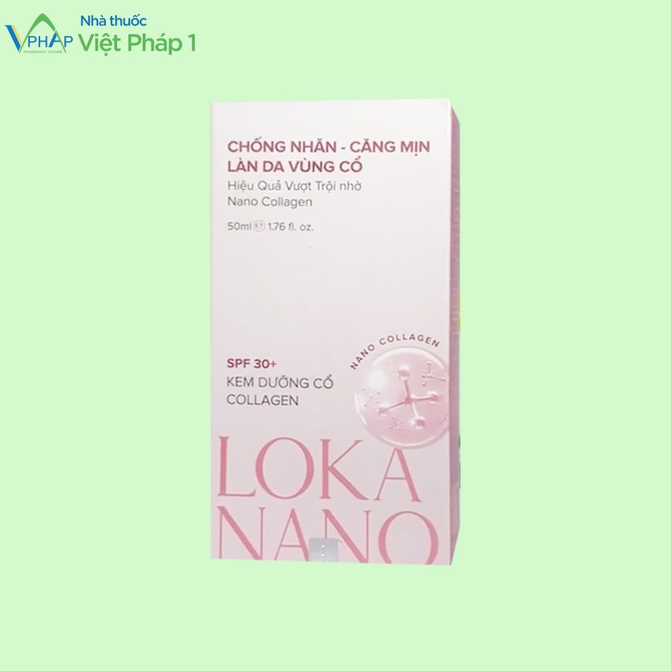 Loka Nano cải thiện làn da cổ mịn màng