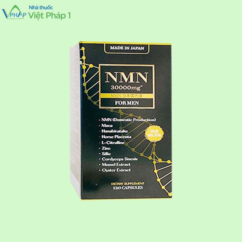 Hình ảnh hộp sản phẩm NMN 30000mg For Men