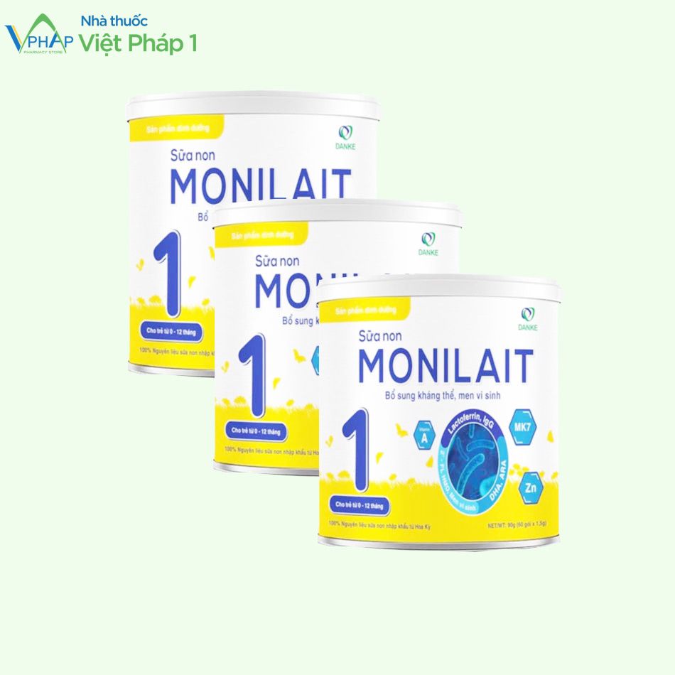Sữa non Monilait số 1 tăng cường miễn dịch, phòng ốm vặt