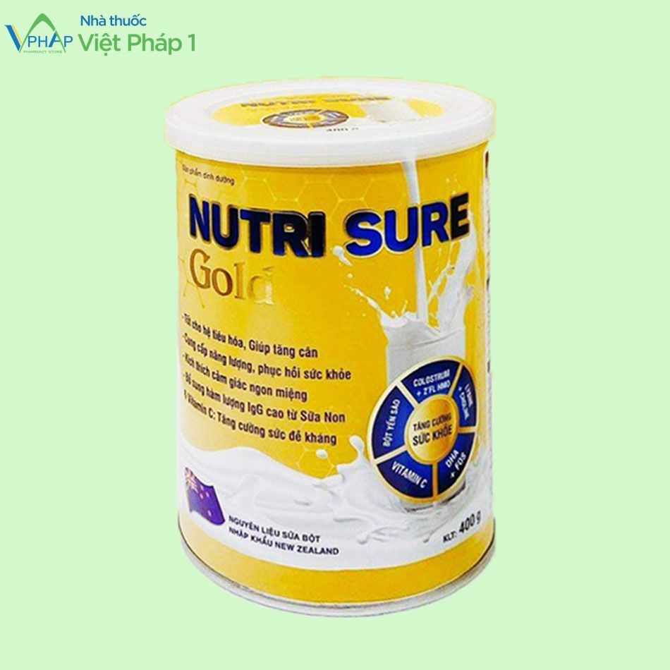 Hình ảnh hộp sữa tăng cân Nutri Sure Gold