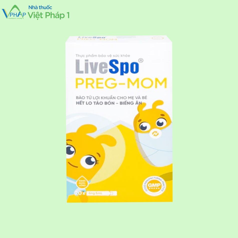 LiveSpo Preg-Mom cải thiên các vấn đề tiêu chảy, táo bón
