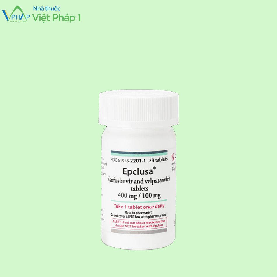 Hình ảnh lọ thuốc Epclusa