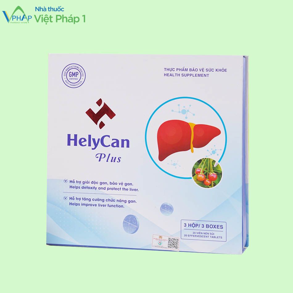 Helycan Plus hỗ trợ bảo vệ gan