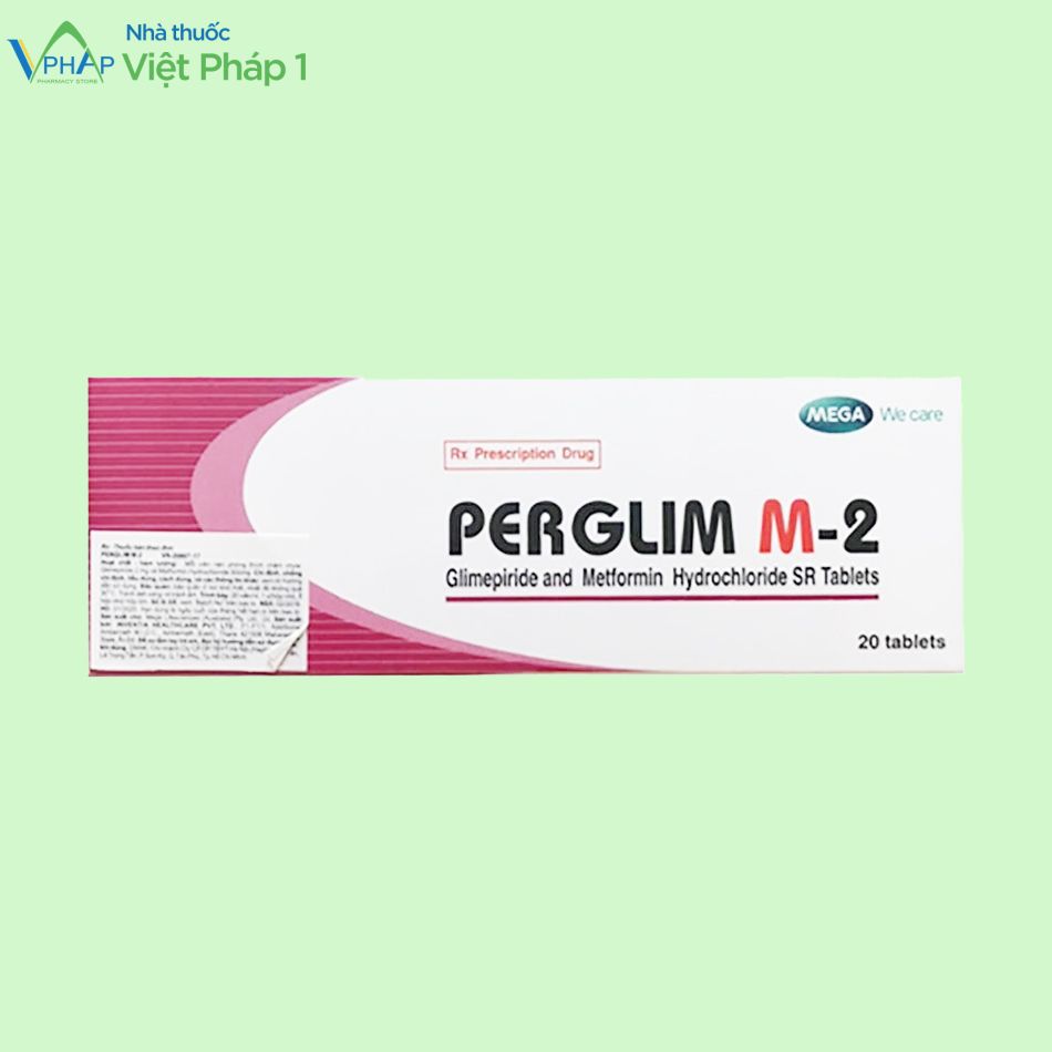 Hình ảnh của hộp thuốc Perglim M-2