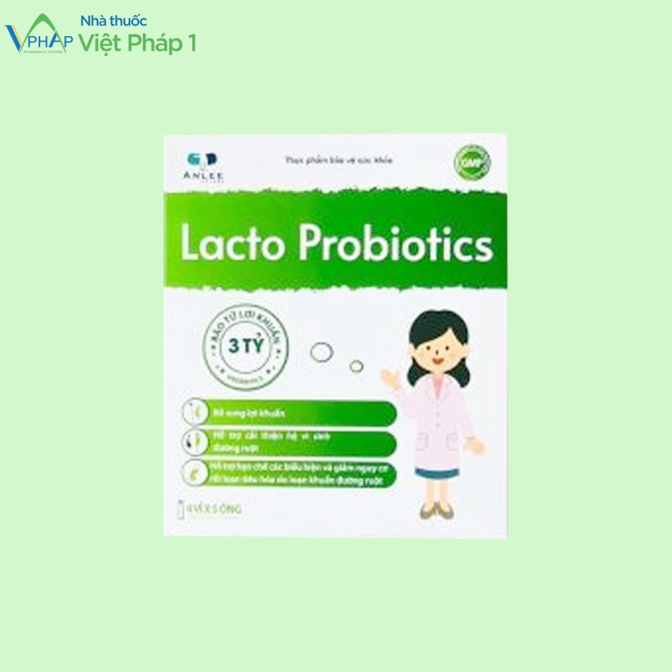 Hình ảnh của hộp sản phẩm Lacto Probiotics
