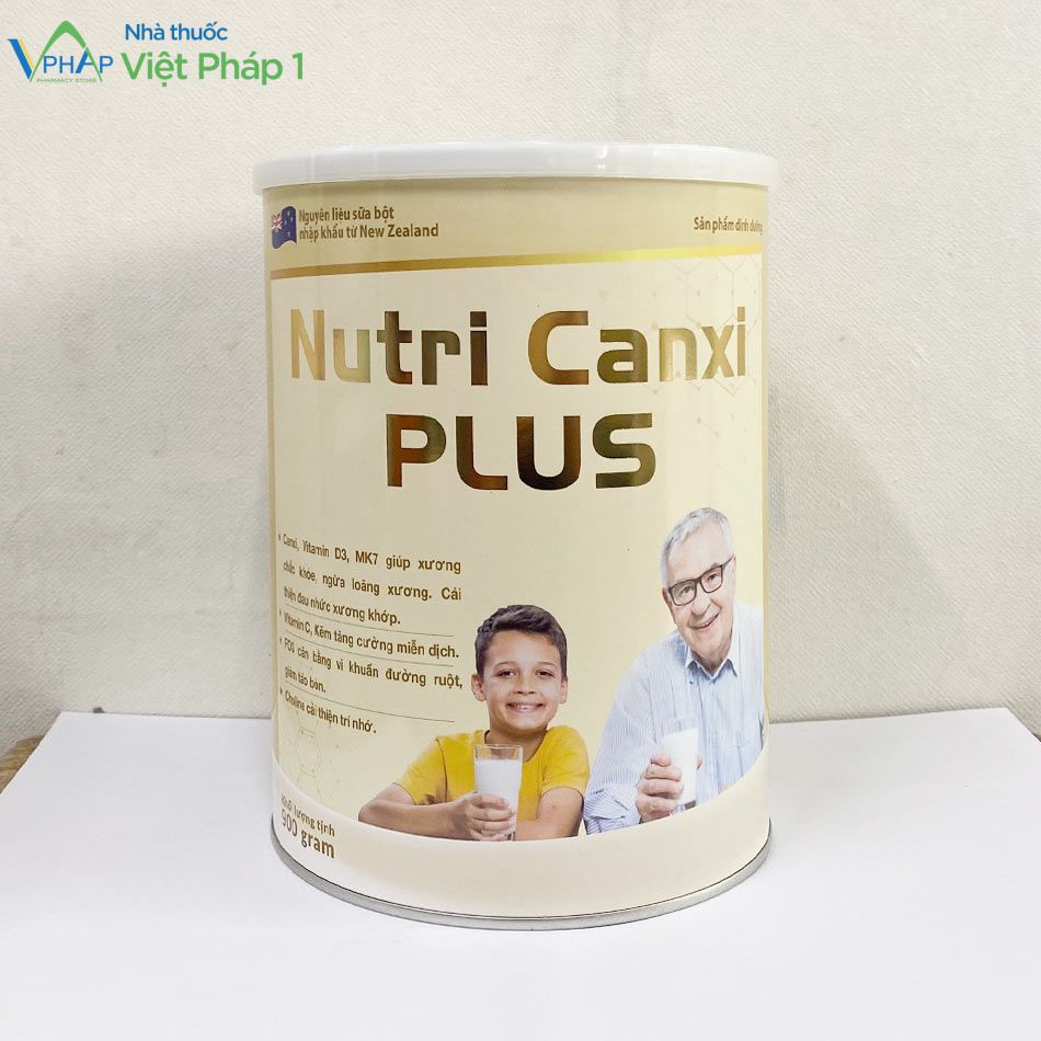 Hộp của sữa Nutri Canxi Plus