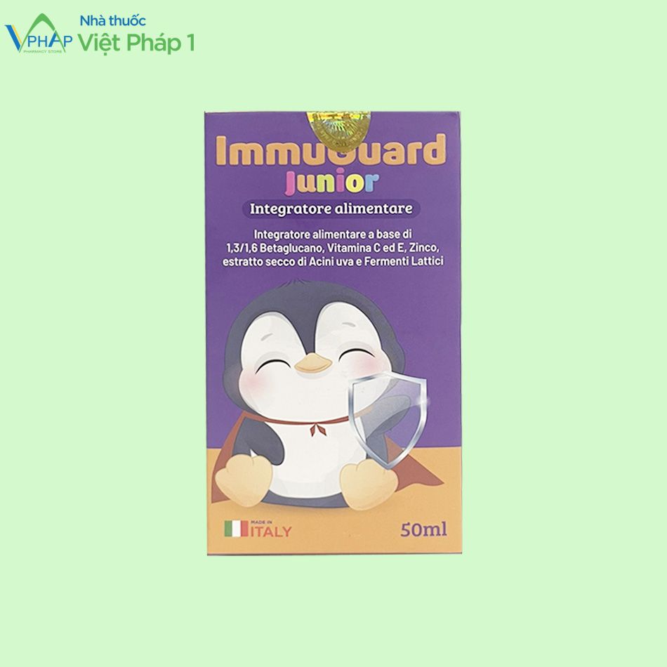 Hình ảnh: Hộp của sản phẩm Immuguard Junior