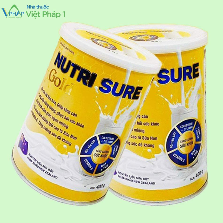 Hình ảnh hộp Sữa tăng cân Nutri Sure Gold