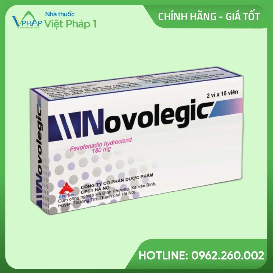 Thuốc Novolegic được sử dụng điều trị viêm mũi dị ứng