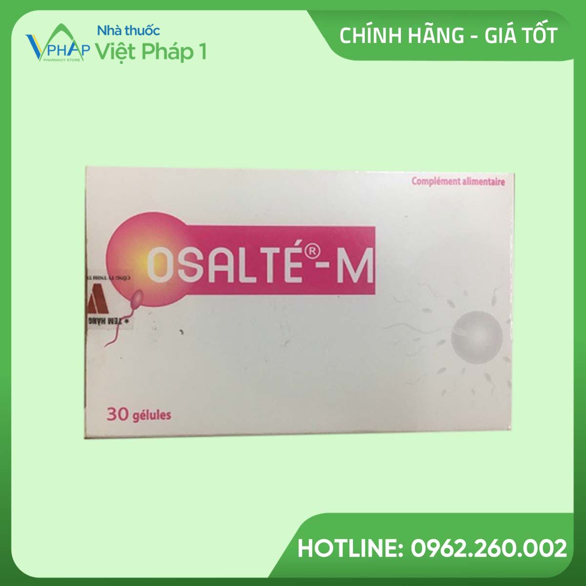 Osalte - M là sản phẩm dành cho phụ nữ