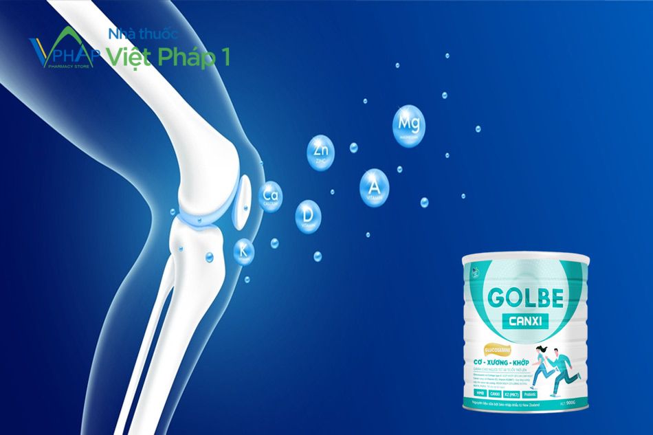 Sữa cơ xương khớp Golbe Canxi bổ sung dưỡng chất tốt cho xương
