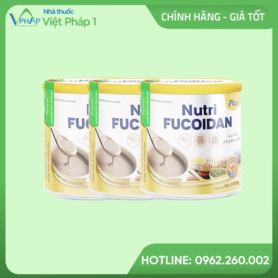 Sản phẩm thực dưỡng Nutri Fucoidan hỗ trợ tăng đề kháng