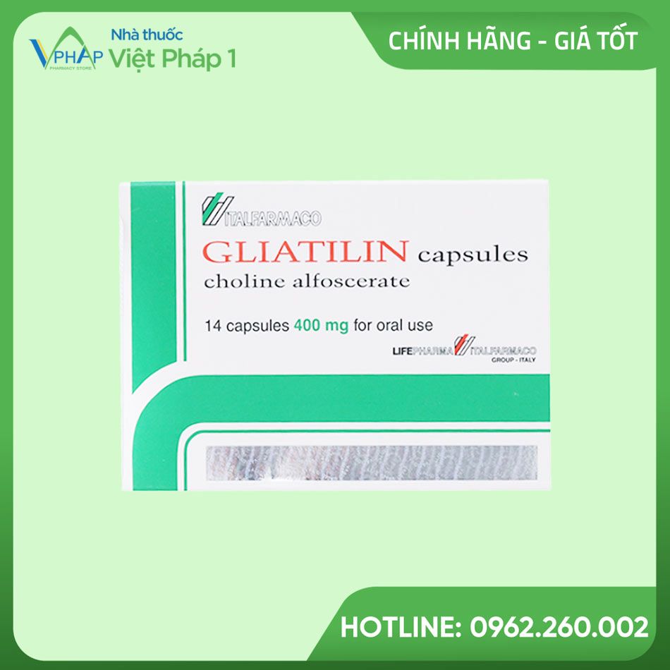 Hình ảnh của hộp thuốc Gliatilin 400mg
