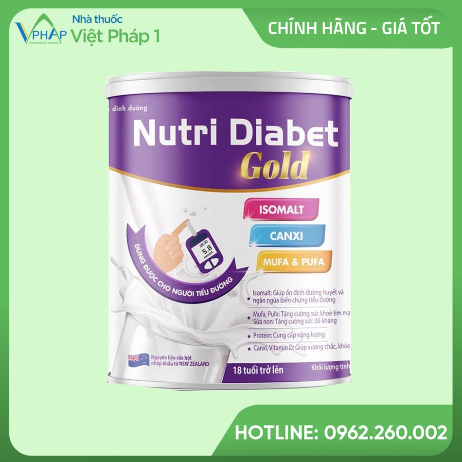 Sữa tiểu đường Nutri Diabet Gold