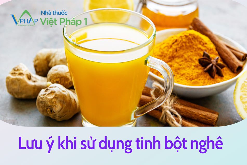 Sử dụng tinh bột nghệ đúng cách điều trị đau dạ dày hiệu quả