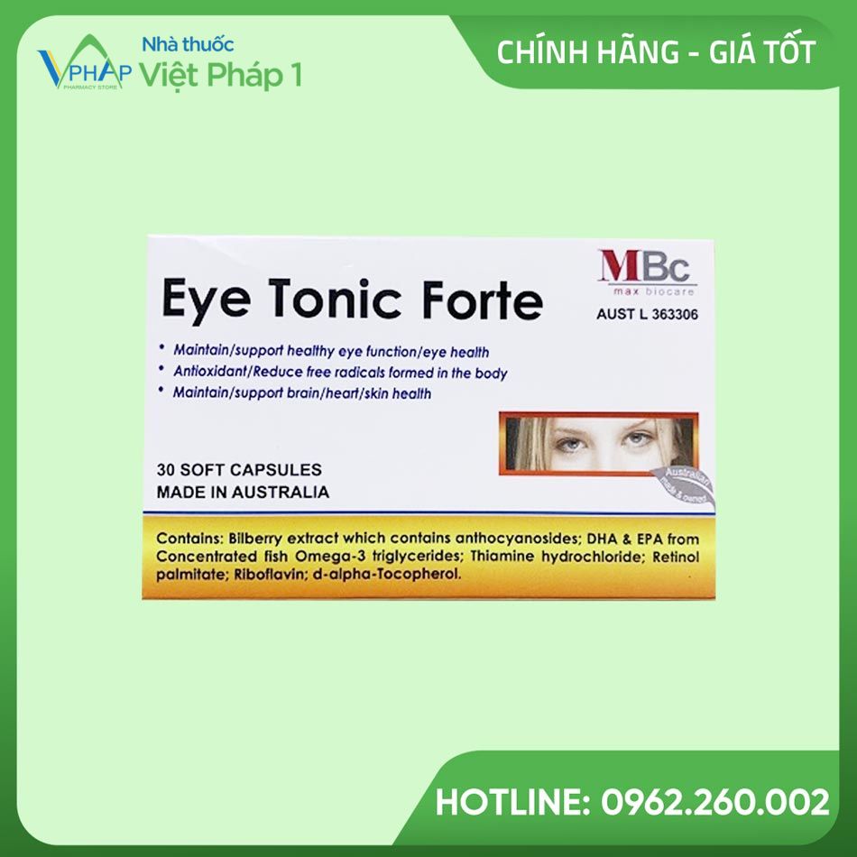 Hình ảnh hộp sản phẩm Eye Tonic Forte