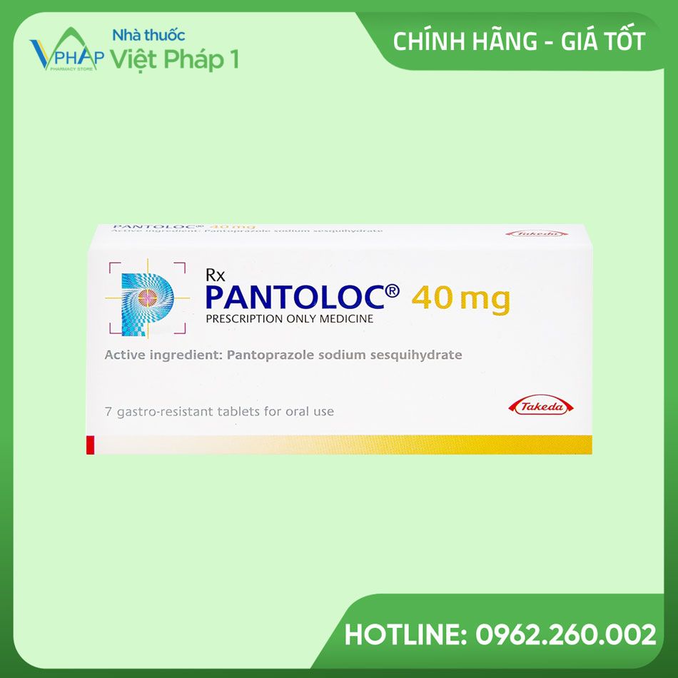 Hình ảnh hộp thuốc Pantoloc 40mg