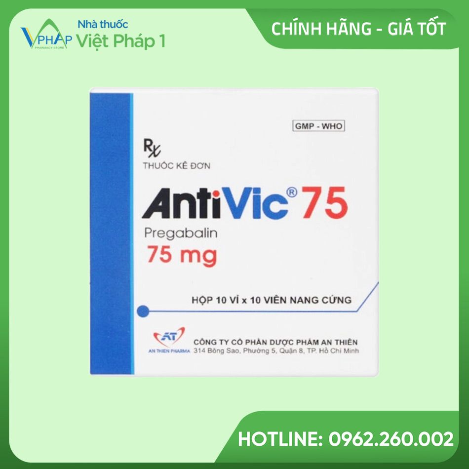 Đối tượng sử dụng thuốc AntiVic 75mg