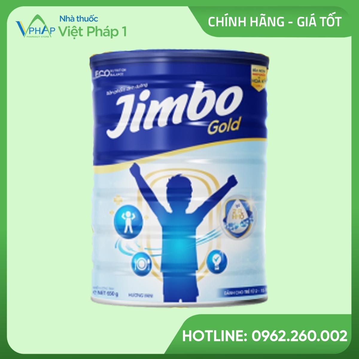 Sữa Jimbo Gold hỗ trợ trẻ phát triển toàn diện