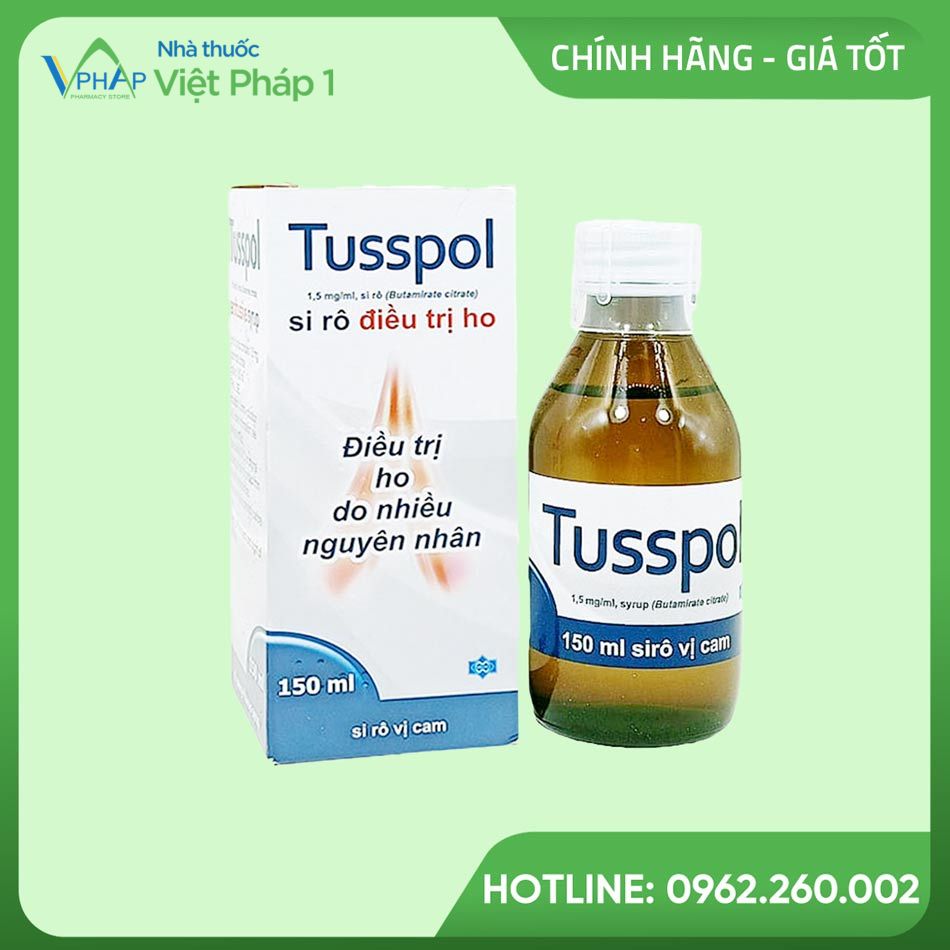 Hình ảnh của thuốc ho Tusspol