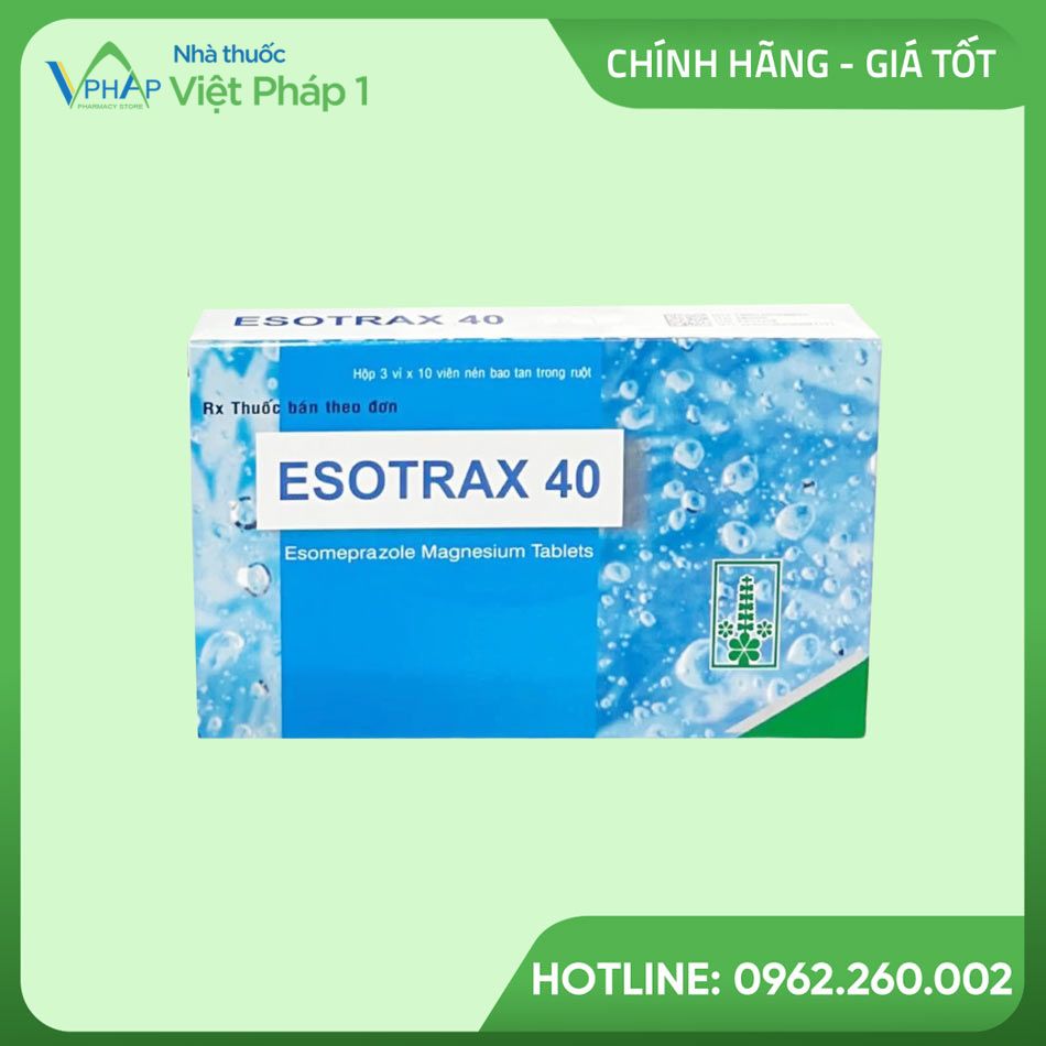 Hình ảnh của thuốc Esotrax 40