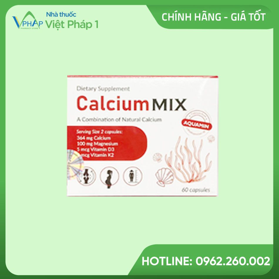 Hình ảnh của hộp sản phẩm Calcium Mix